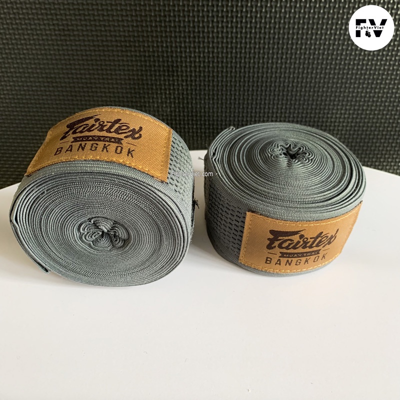 Băng Quấn Tay Elastic Handwraps Fairtex 4,5m Xám