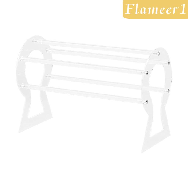 Giá Đỡ Trưng Bày Dây Buộc Tóc Bằng Acrylic Trong Suốt Flameameer1