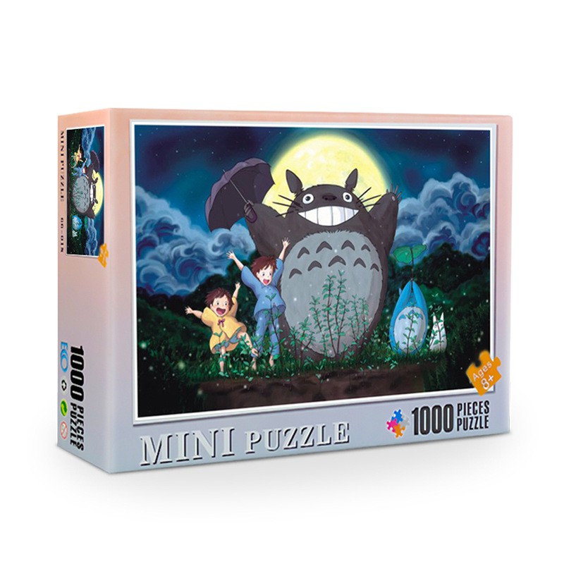 Tranh xếp hình anime Totoro  jigsaw puzzle mini 1000 mảnh 66-020