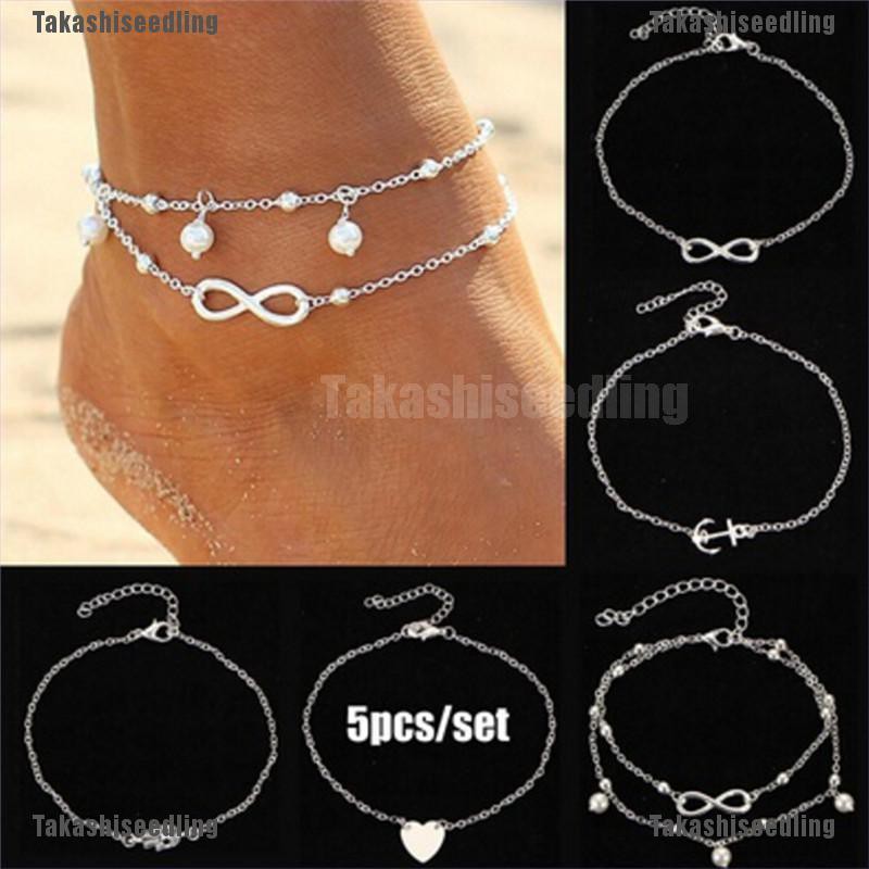 Bộ 5 Bàn Chân Hợp Kim Dễ Thương Cực Kỳ