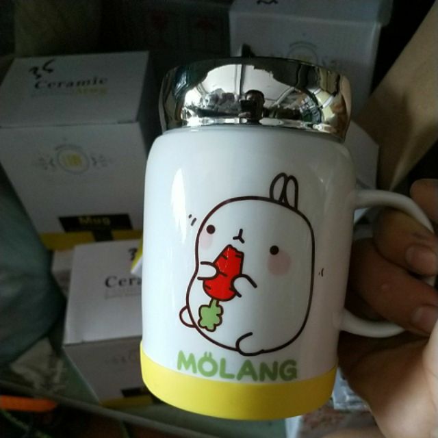 ***Cốc nắp sứ giữ nhiệt***