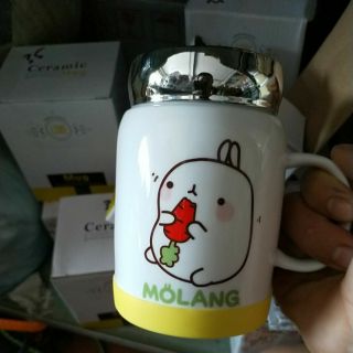 ***Cốc nắp sứ giữ nhiệt***
