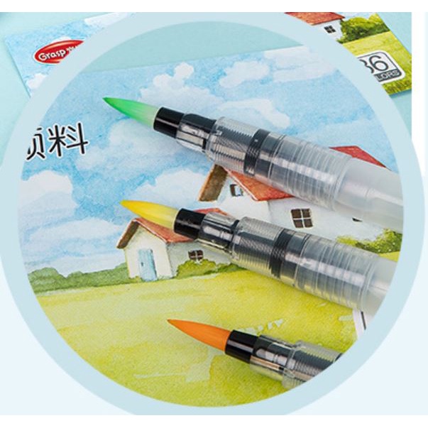 Hộp màu phấn nước GPT10401, GPT10402, GPT10403, GPT10404, GPT10405- 12,18,24,36,48 màu