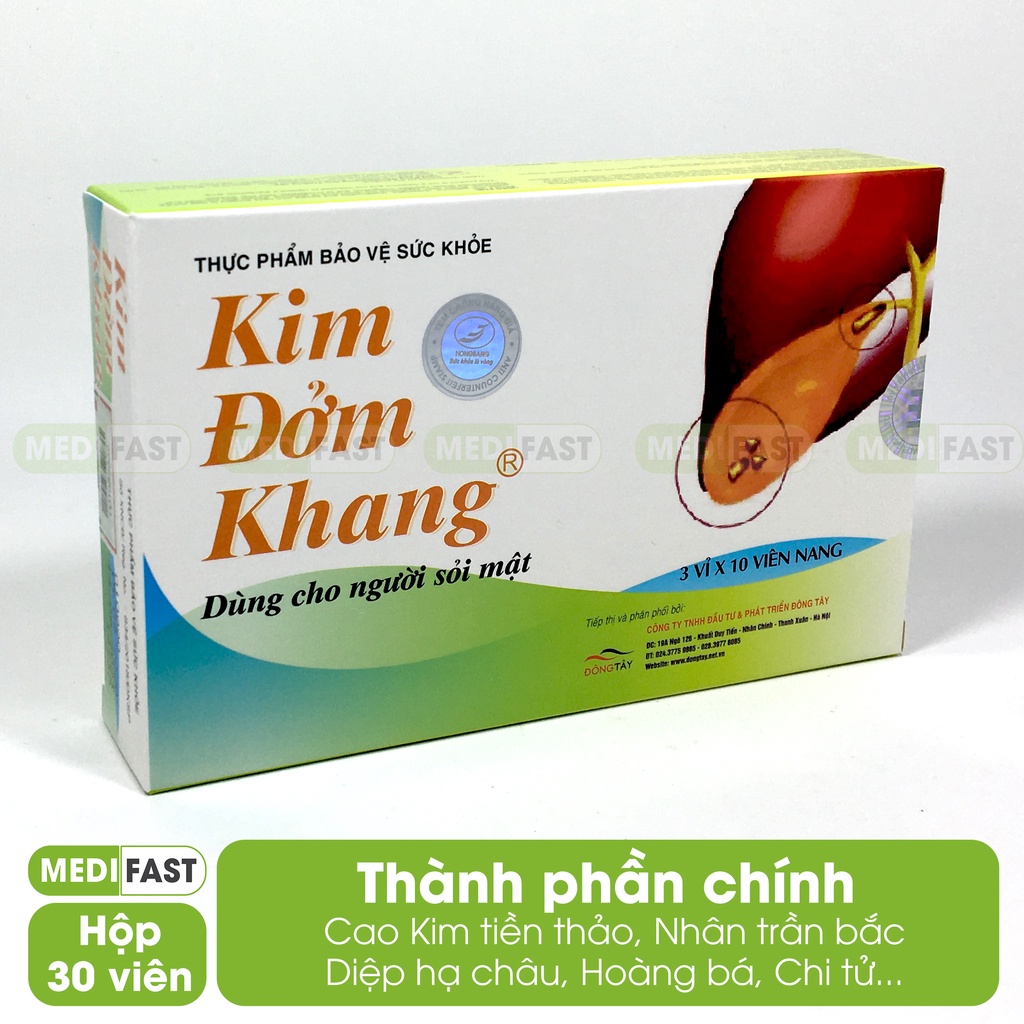 Kim Đởm Khang - Hỗ trợ cho người sỏi mật, mát gan - Mua 6 tặng 1 bằng tem tích điểm, tán sỏi từ thảo dược