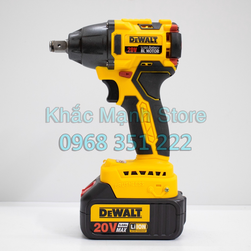 Máy Siết Bulong Dewalt 199v Động Cơ Không Chổi Than, Pin Chuẩn 10 cell