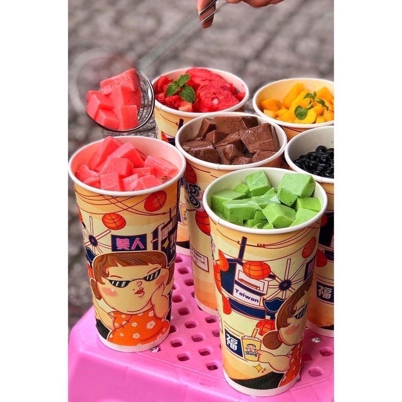 Bột Pudding Vị socola (100g) Dùng Làm Topping Trà Sữa
