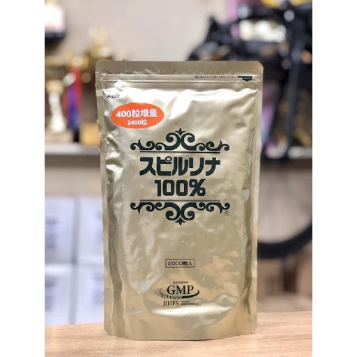 Tảo xoắn Spirullina túi 2400 viên Nhật bản