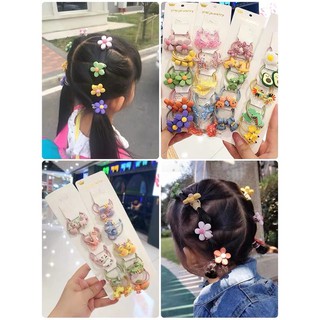 Set 10 dây cột tóc xinh xắn cho bé gái