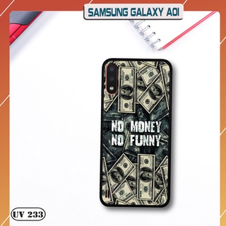 Ốp lưng nhám in hình 3D Samsung Galaxy A01
