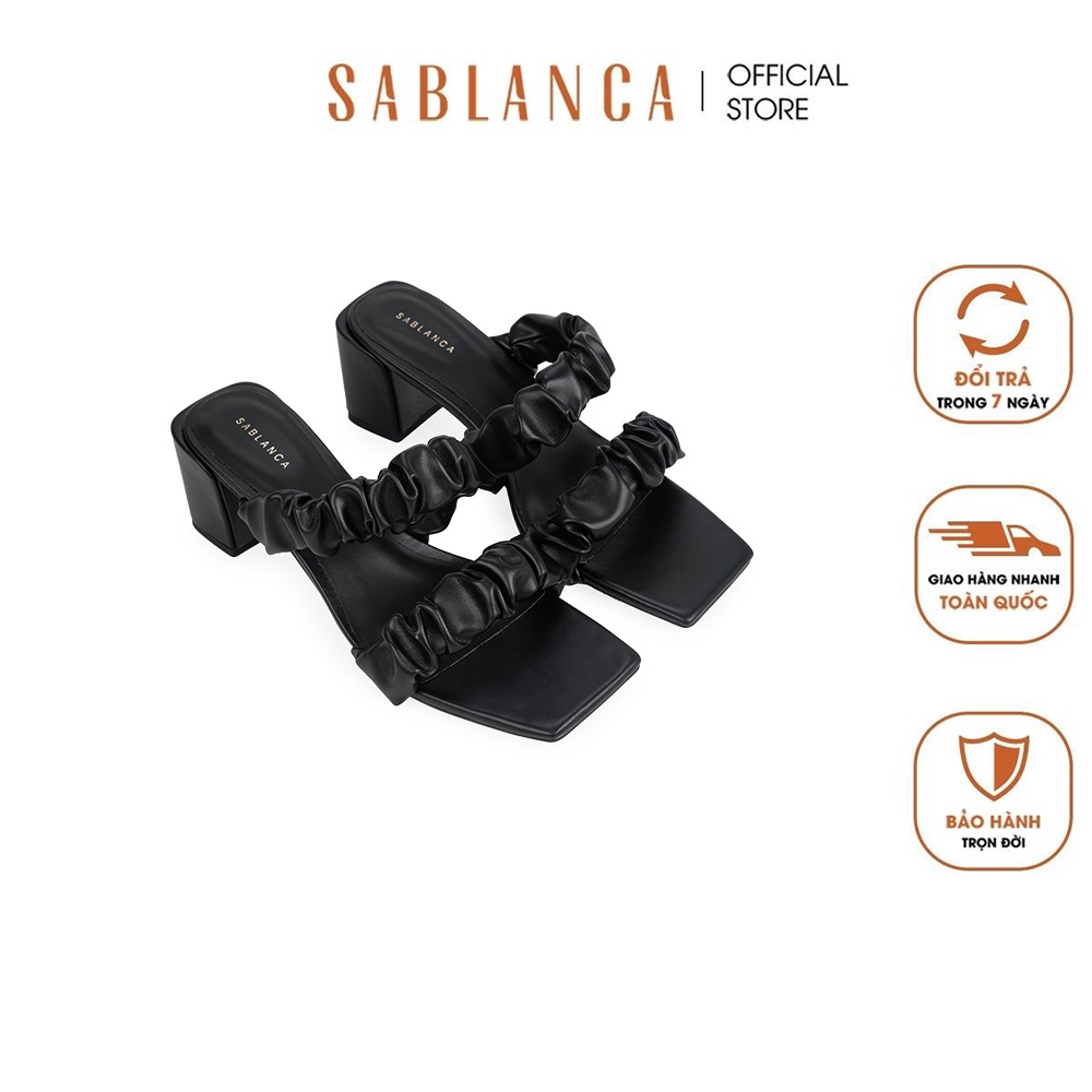 Guốc nữ mũi vuông quai nhún SABLANCA 5050GN0043