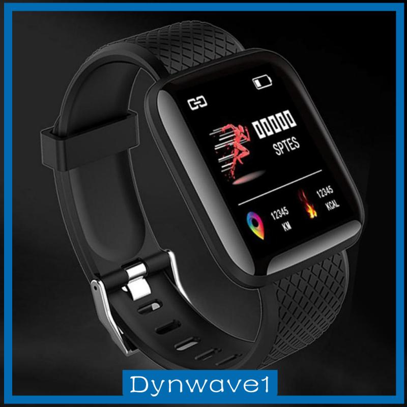 [DYNWAVE1]Smart Watch Monitor Waterproof Wristband Sports Tracker Bracelet Black