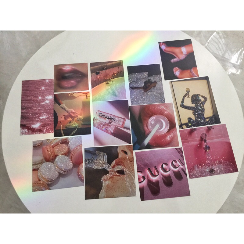 Set 13 tấm postcard BLING BLING. TẶNG KÈM STICKER TRÒN