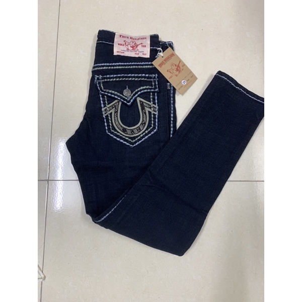 Quần jeans nam nắp túi chỉ nôi