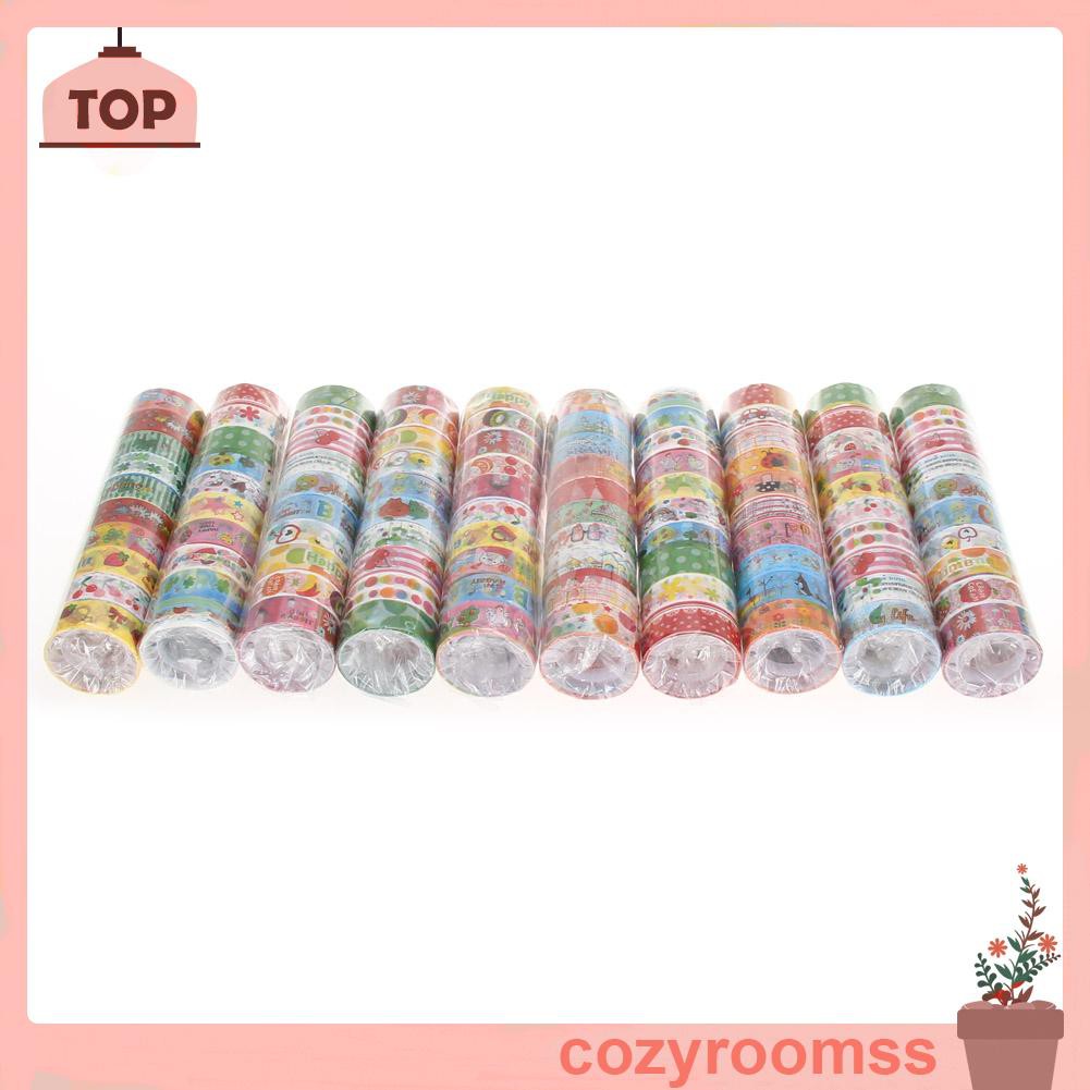 Cozyroomss 10pcs 1.5cmx2.5m Paper Tape
