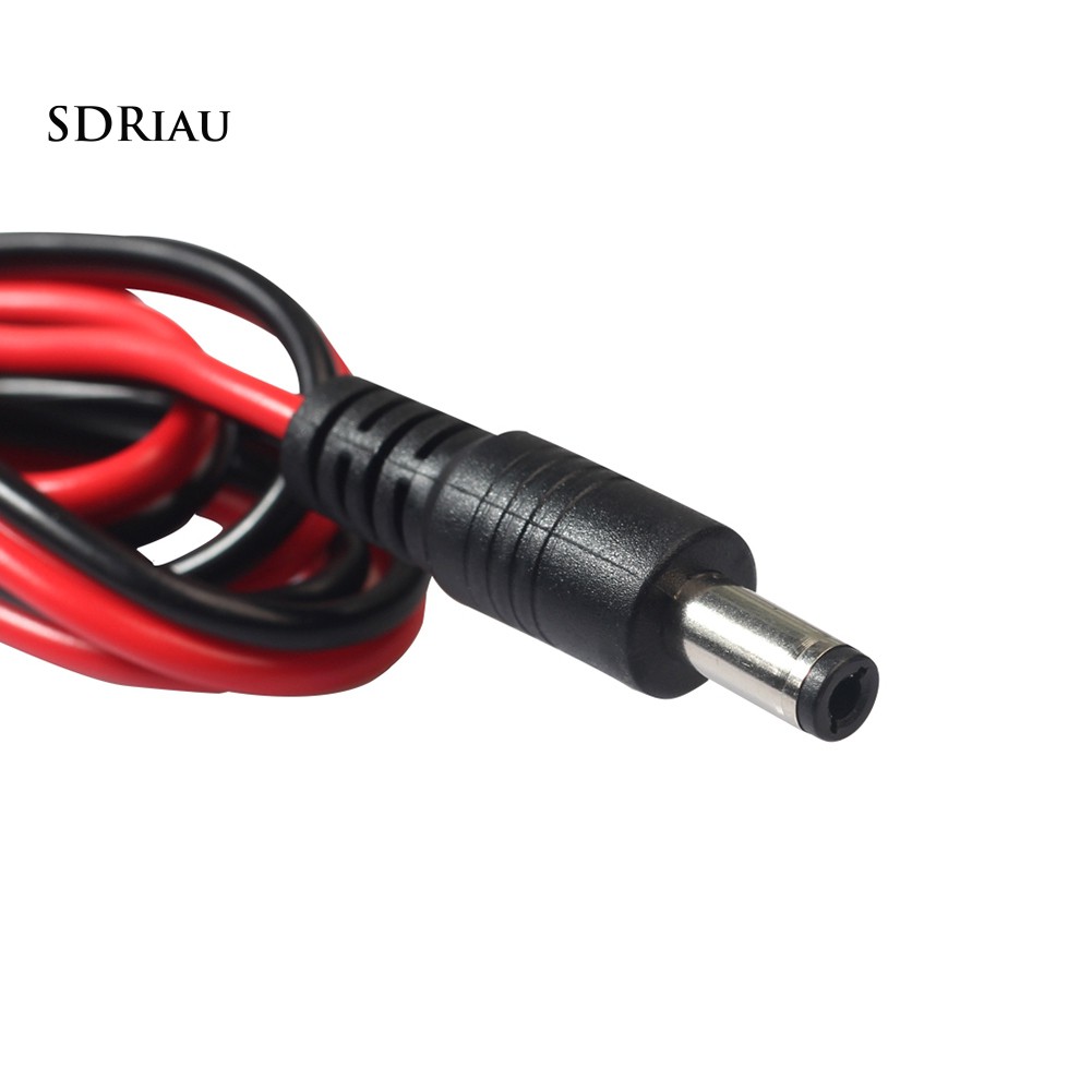 Dây cáp nguồn DC 12/24V dài 1.2m với đầu cắm 2.5x5.5mm dùng cho thiết bị đốt thuốc lá trên xe ô tô