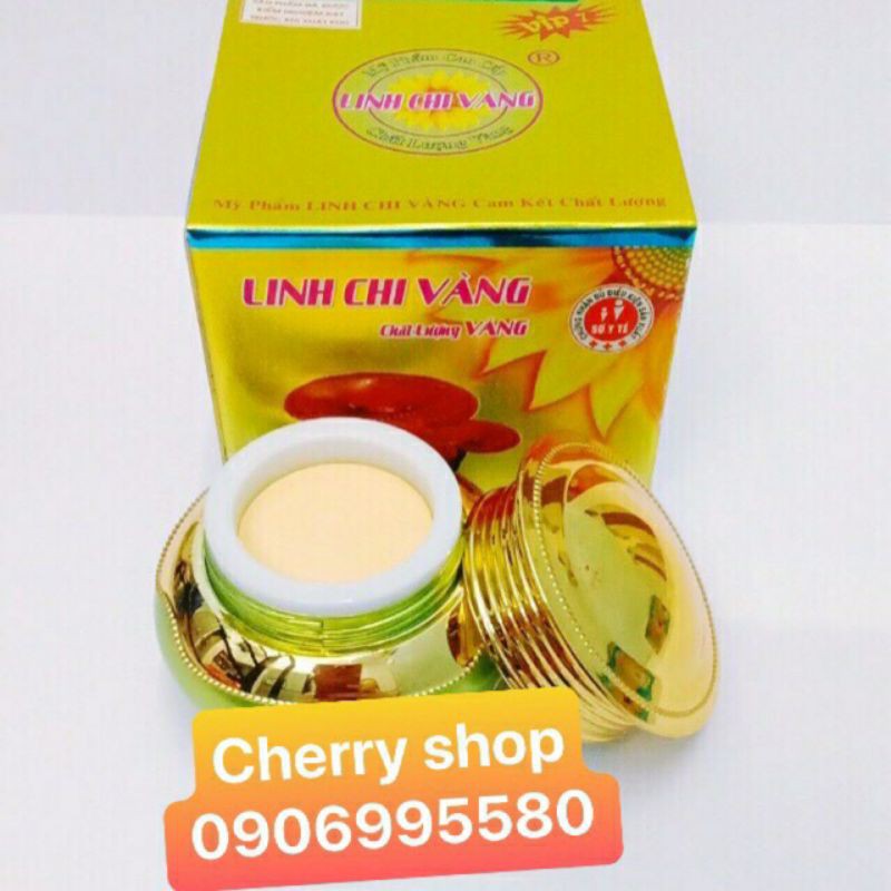 KEM SẠCH MỤN THÂM TRẮNG DA MỜ SẸO LINH CHI VÀNG Sữa non collagen 25G đủ giấy