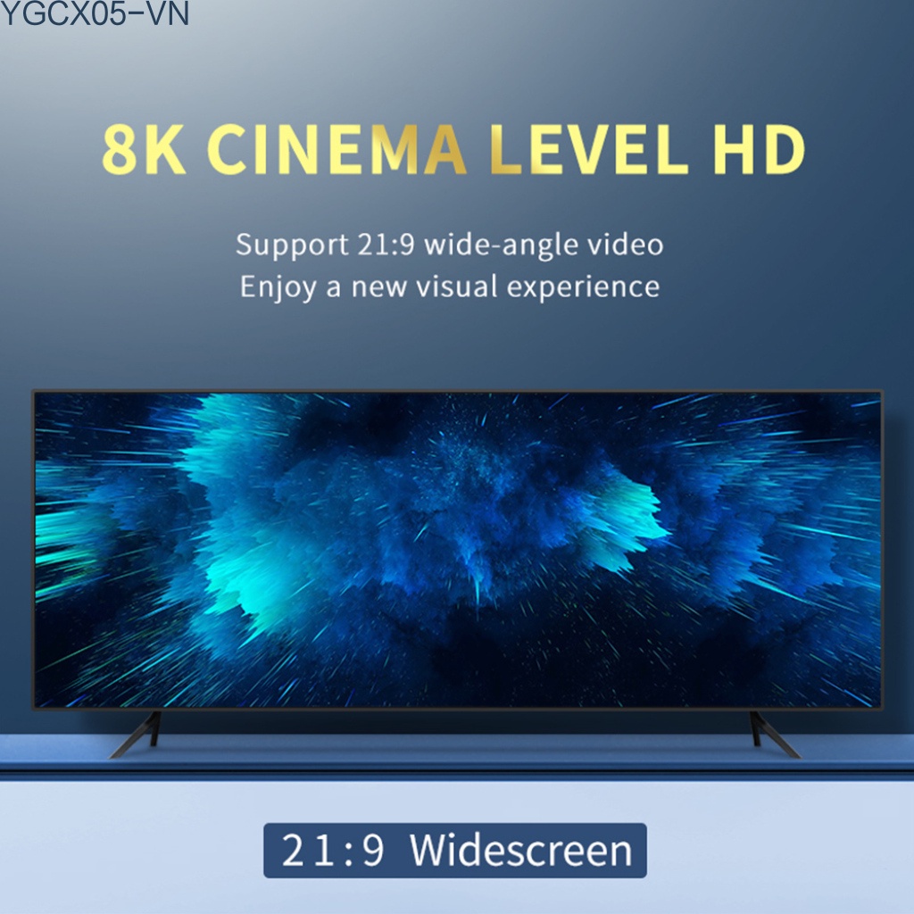 Dây Cáp Chuyển Đổi Hdmi 2.1 8k Hd 1 / 1.5 / 2 / 3m 48gbps Hdmi Cho Ps5 Tv Notebook | BigBuy360 - bigbuy360.vn