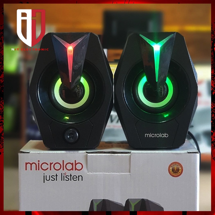 Loa máy tính 2.0 MICROLAB B26 Led RGB công suất lớn loa nghe nhạc vi tính laptop pc có dây để bàn