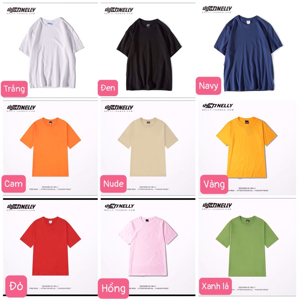 Áo thun Nelly trơn không họa tiết