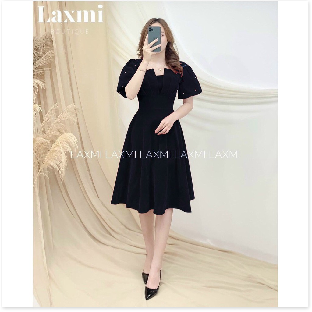 ĐẦM UMI KIỂU DÁNG XÒE,2 MÀU SANG CHẢNH,CHẤT LIỆU THOÁNG MÁT 1HIT1 FASHION