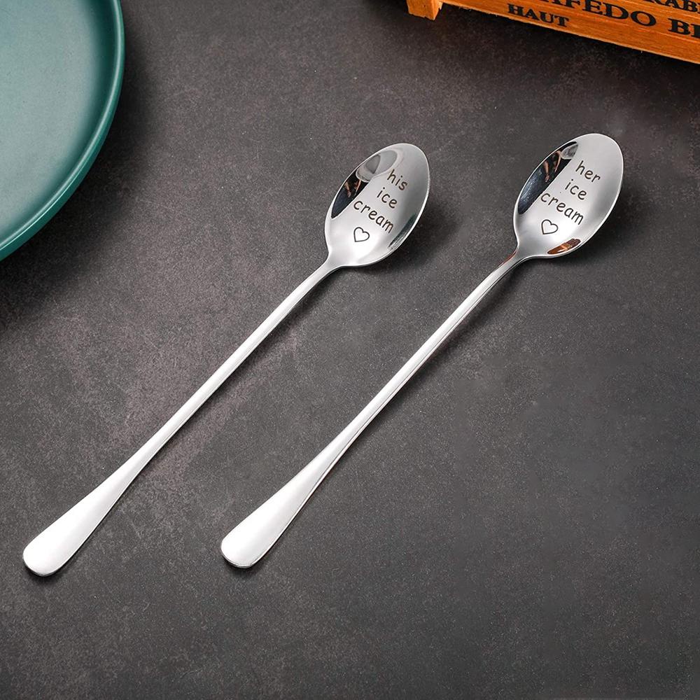 Muỗng Cà Phê Tay Cầm Dài Dùng Làm Quà Tặng Năm Mới