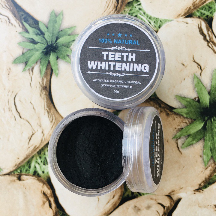 [Mã COSDAY giảm 8% đơn 150K] Bột tẩy trắng răng Than tre hoạt tính Teeth Whitening 30g