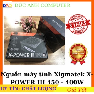 Nguồn Máy Tính XIGMATEK X-POWER III X-450 (EN45969), Chính Hãng Mai Hoàng Phân Phối, Bảo Hành 3 Năm 1 Đổi 1