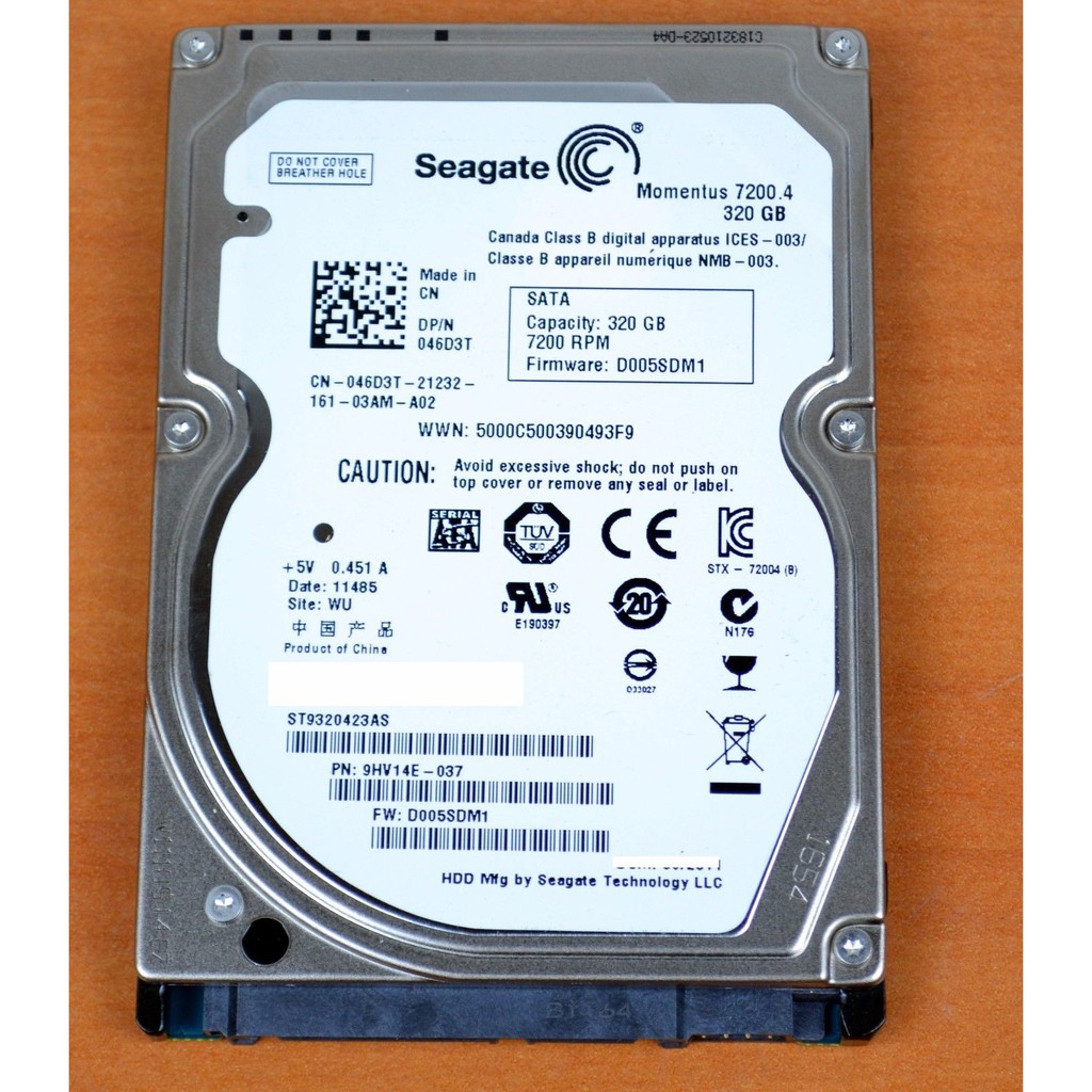Ổ Cứng Laptop ASUS 320GB / SATA / 2.5 inch - Bảo hành 12 tháng 1 đổi 1