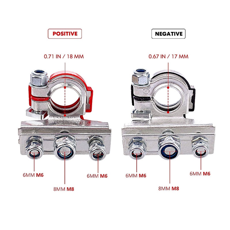 1 Cặp Kẹp Nối Dây Cáp Tháo Gỡ Nhanh Chuyên Dụng Cho Xe Hơi / Xe Tải