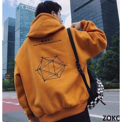 Áo hoodie  Áo khoác hoodie  nam nữ NÂU hình lục giác đen xanh đỏ chống nắng  giá rẻ nỉ ngoại ấm giá rẻ cao cấp.