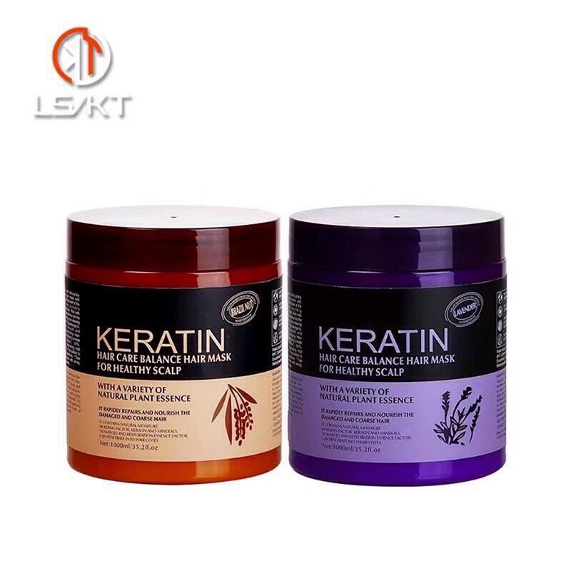 Hấp Dầu, Xả Tóc Keratin Hương Lavender 1000ml