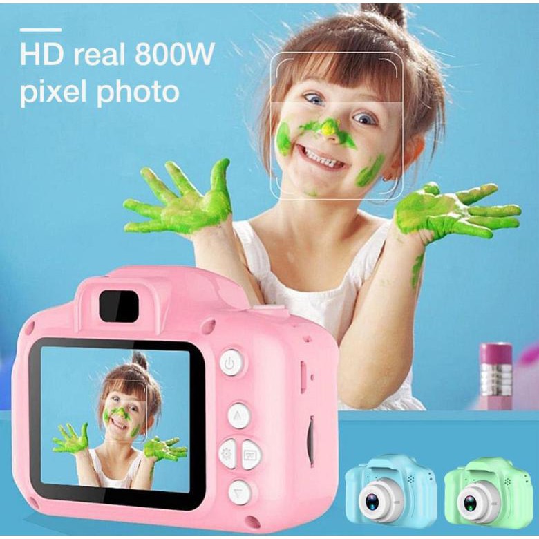 Máy ảnh mini - Máy ảnh kỹ thuật số đồ chơi cho bé - gắn được thẻ nhớ lưu trữ ảnh và video