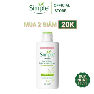 Sữa Dưỡng Da Simple Kind To Skin Hydrating Light Moisturiser 125ml