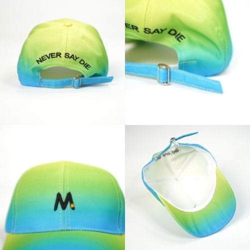 Mũ Lưỡi Trai Thêu Chữ M Màu Gradient Nón Kết Thời Trang Form Unisex Nam Nữ K25
