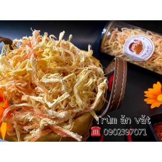 🌸300GR KHÔ MỰC XÉ SỢI HẤP NƯỚC DỪA NHÀ LÀM KO PHA BỘT🌸