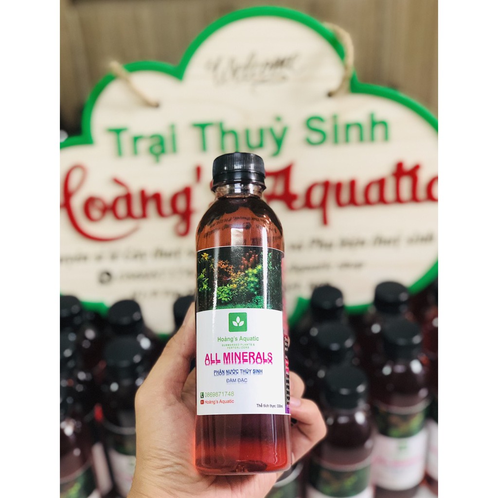 Phân nước đậm đặc ALL MINERALS - chai 330ml