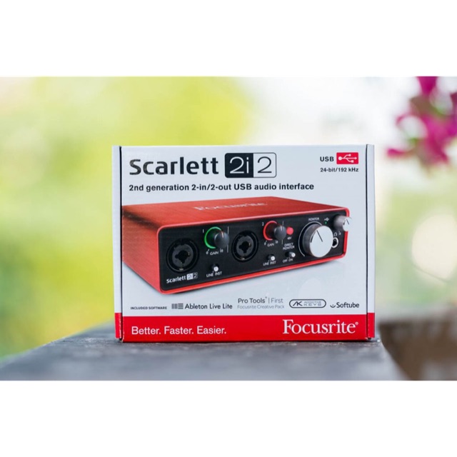 Sound Card Scarlett Focusrite 2i2 Gen 2 (Mới)