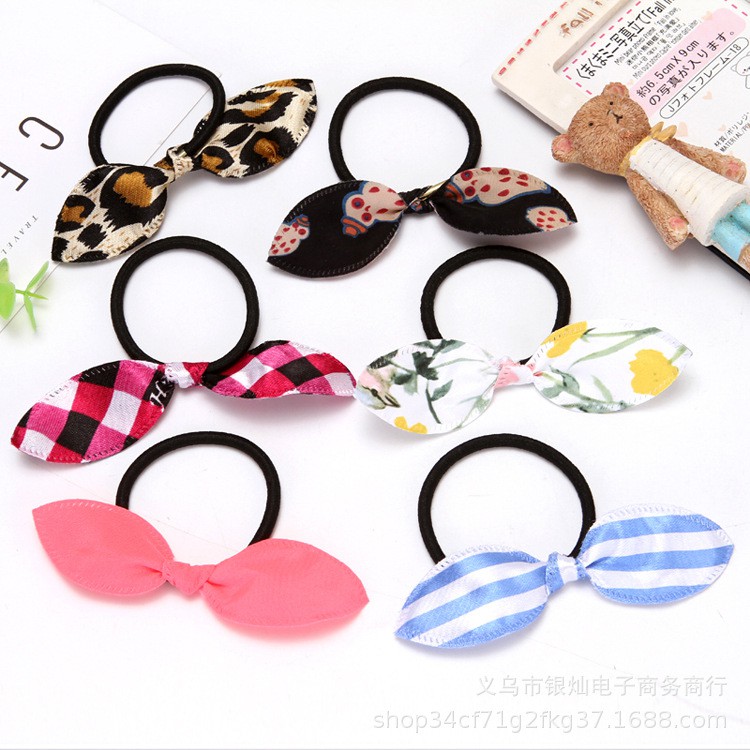 1 Dây Buộc Tóc Tai Thỏ Dễ Thương Cho Nữ