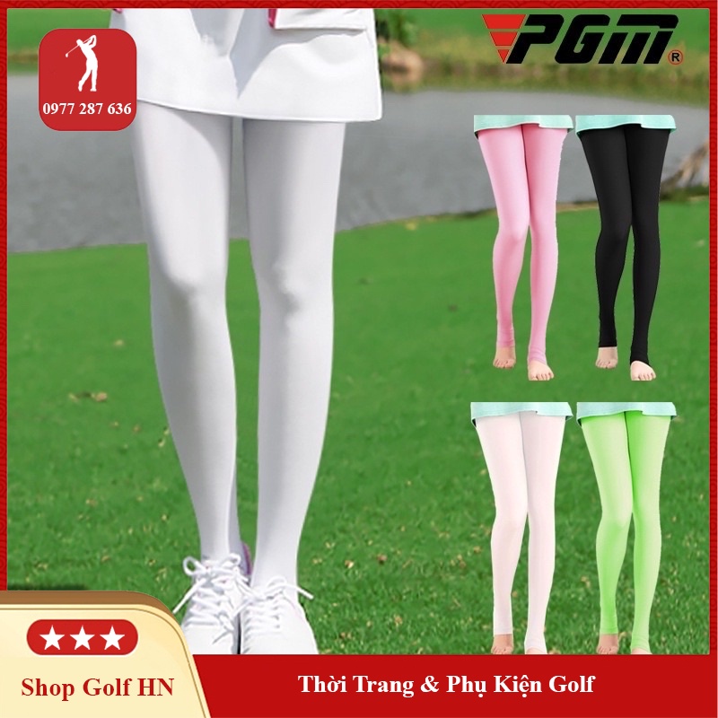 Quần tất golf nữ PGM thể thao nhiều màu chất cotton lạnh thoáng khí mặc được cả 4 mùa