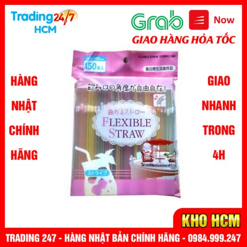 Set 150 ống hút cao cấp Flexible straw - NỘI ĐỊA NHẬT BẢN