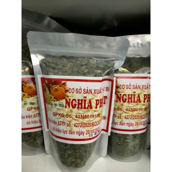 Hạt bí XANH cao cấp NGHĨA PHÁT -HSD:2024