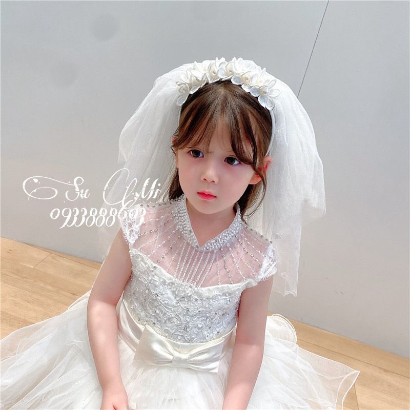 Lúp vương miện cô dâu _ Cài cô dâu đính ngọc cho- Lúp xinh cho bé gái