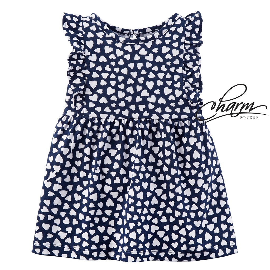 Váy Cho Bé Gái, Đầm Bé Gái Thun CARTER'S Chính Hãng