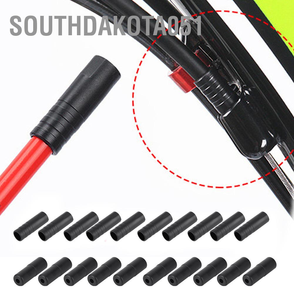 Southdakota051 10PCS 4mm 5mm Plastic Shift Brake Cable End Tip Cap Bike Shifter Accessory