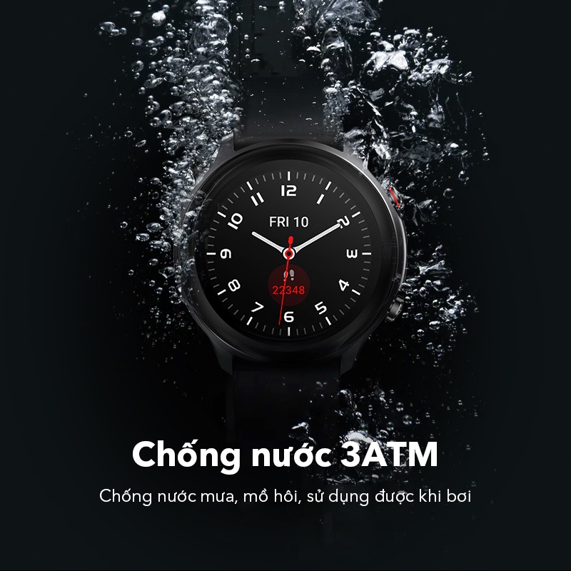 Đồng Hồ Thông Minh ACOME Smart Watch C1 Chống Nước Nhận Thông Báo, Thay Hình Nền, Đo Nhịp Tim Chống Nước  3ATM