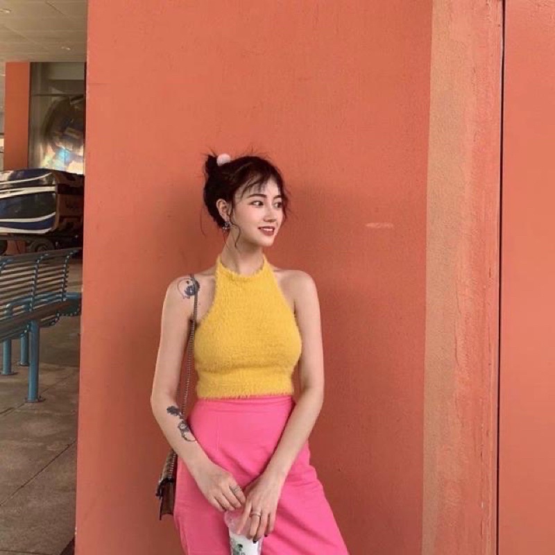 Sale off NOEL❄️ Áo yếm lông co giãn hàng QC cao cấp