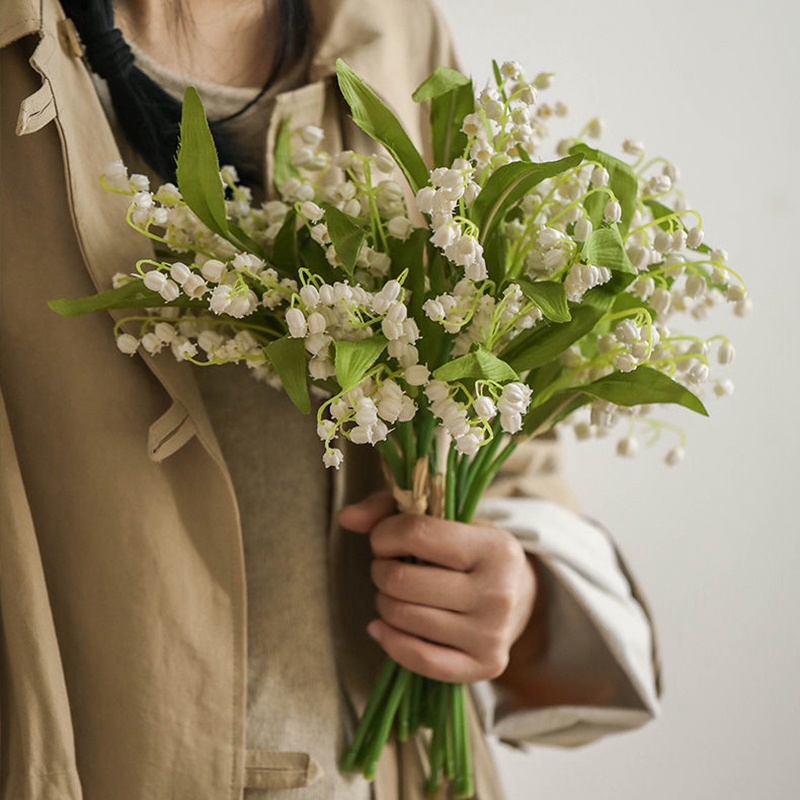 Bó Hoa Giả Trang Trí Nhà Cửa Lãng Mạn 1pc