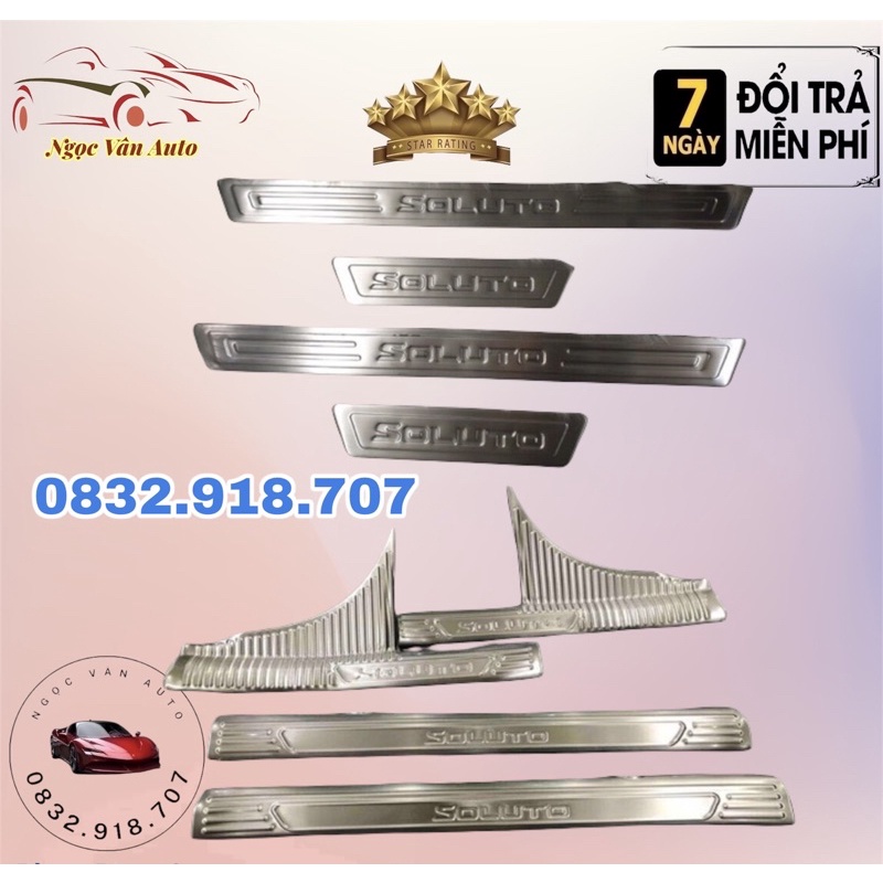 Ốp bậc cửa SoLuTo 2019 - 2020 - 2021 inox cao cấp