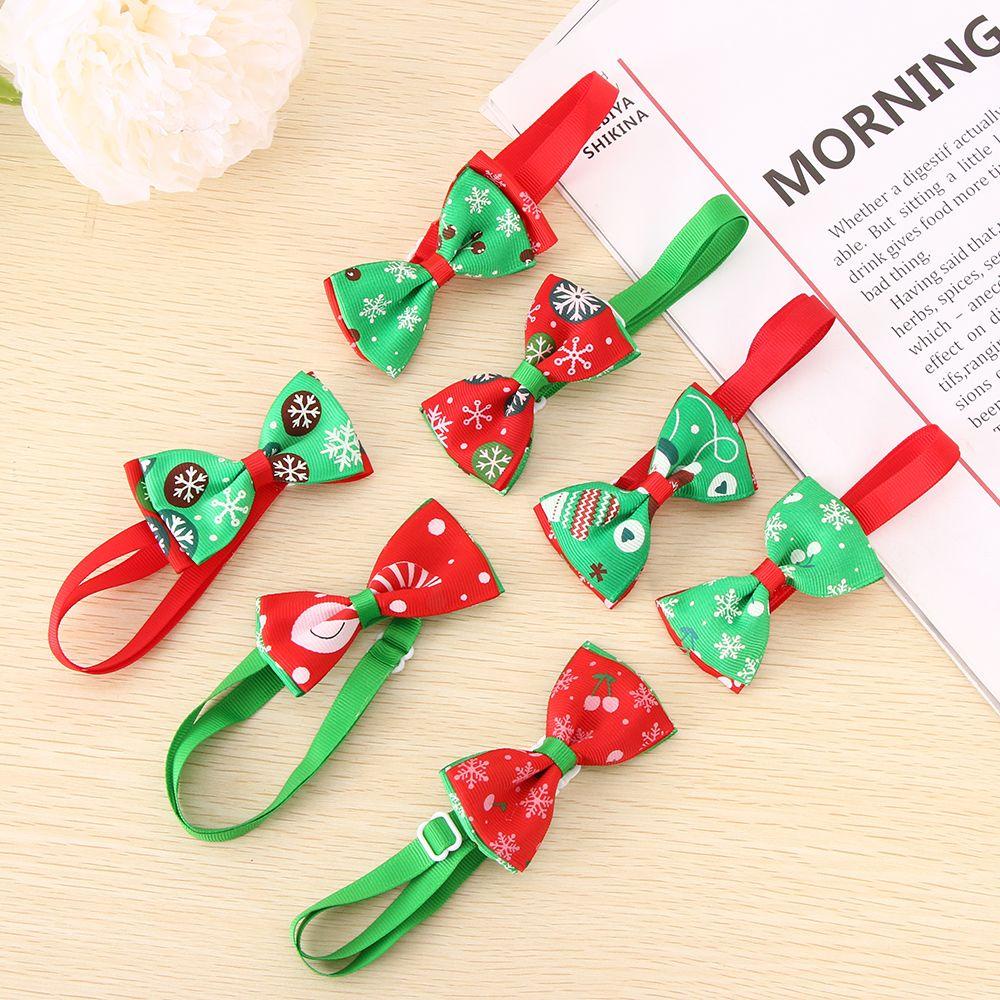 Nơ Đeo Cổ Tùy Chỉnh Trang Trí Giáng Sinh Cho Chó