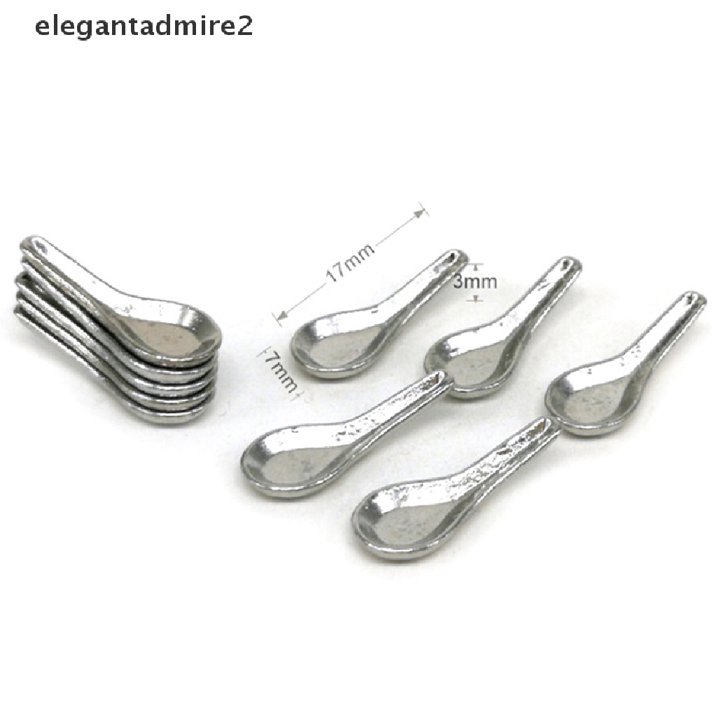 Bộ 10 Muỗng Súp Đồ Chơi Búp Bê Cỡ 1 / 12